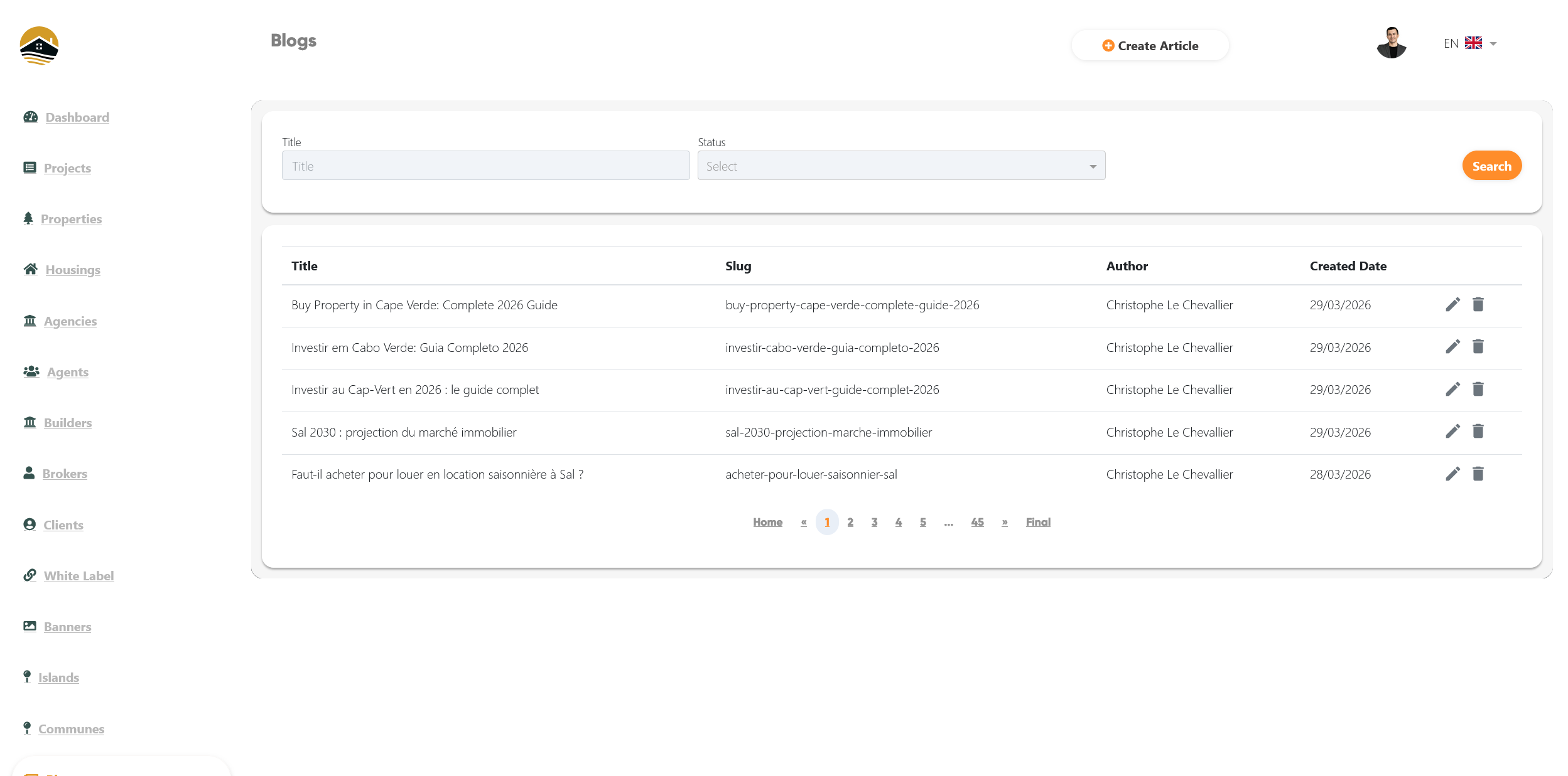 Cape Verde Real Estate Platform screenshot 8