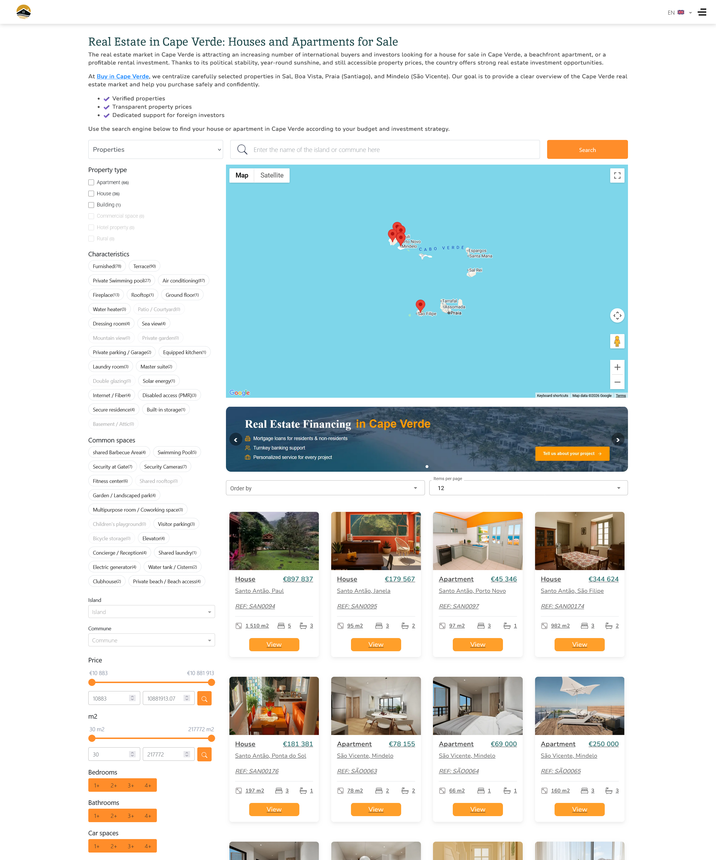 Cape Verde Real Estate Platform screenshot 2
