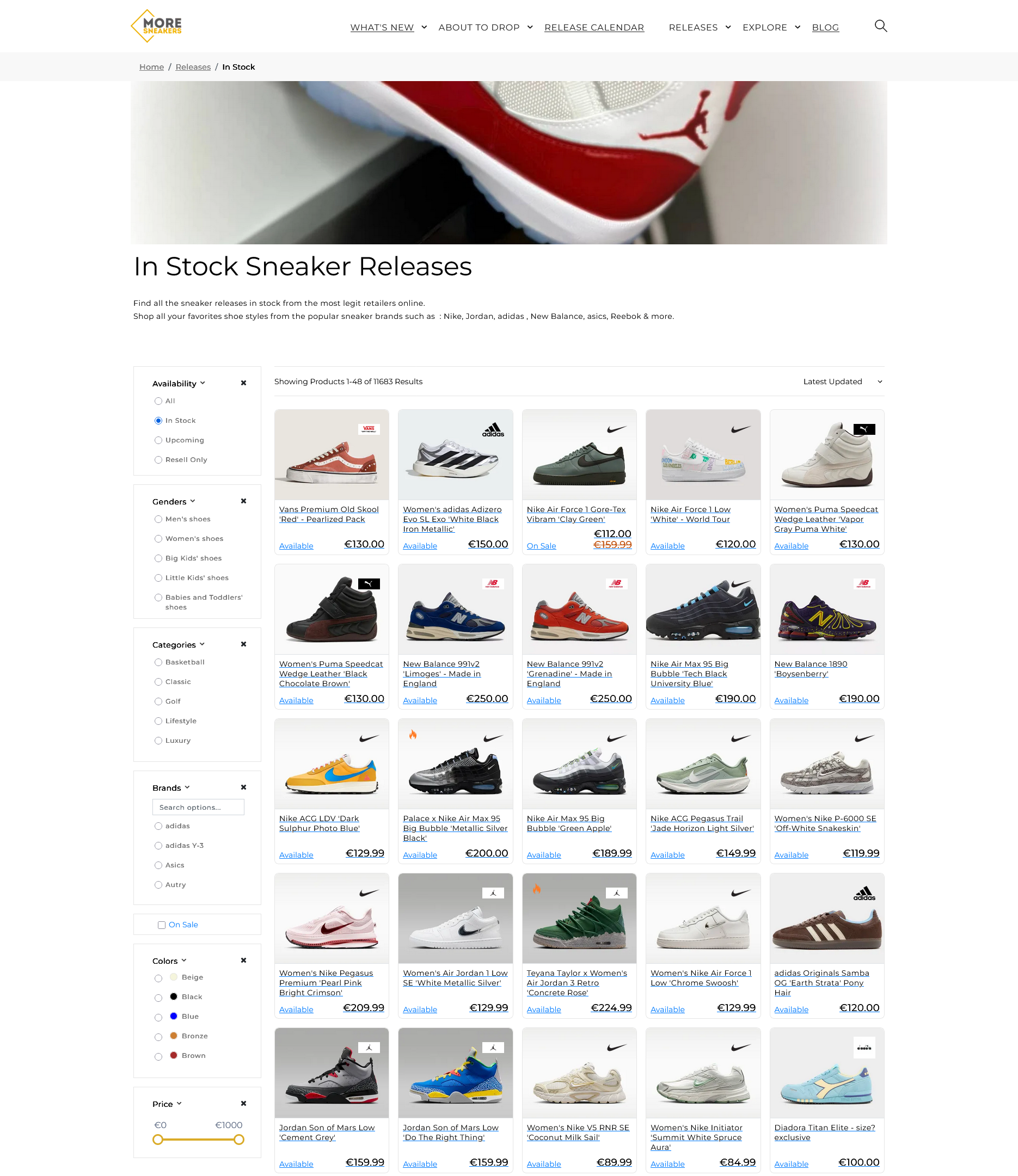 Plataforma de descubrimiento de lanzamientos y ofertas de sneakers screenshot 4